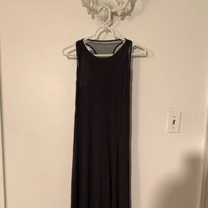 DKNY black maxi dress